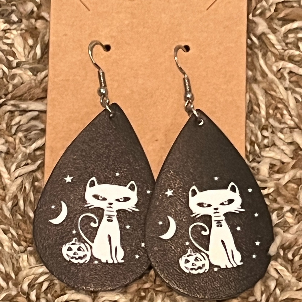 Halloween Cat Earrings